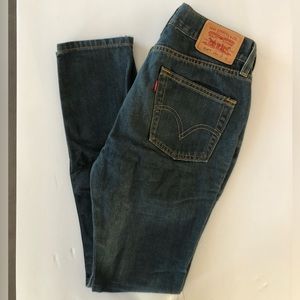 Levi’s 514 blue jeans👖, slim straight fit 14 regular 27x27